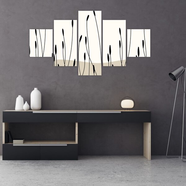 Obraz - Łąka graficzna N⁰3 (125x70 cm)