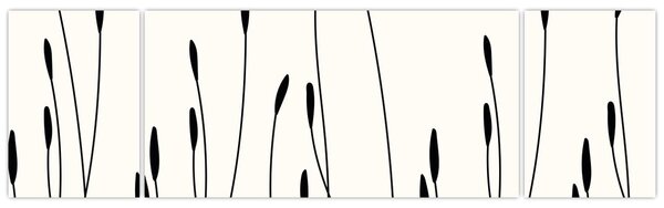 Obraz - Łąka graficzna N⁰3 (170x50 cm)