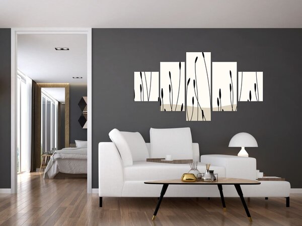 Obraz - Łąka graficzna N⁰3 (125x70 cm)
