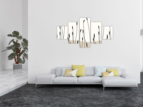 Obraz - Łąka graficzna N⁰3 (125x70 cm)