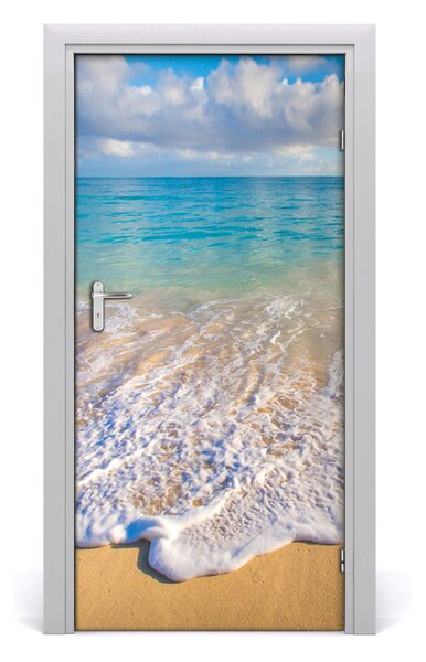 Naklejka fototapeta na drzwi Tropikalna plaża