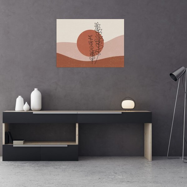 Obraz - Boho leaves N⁰1 (70x50 cm)