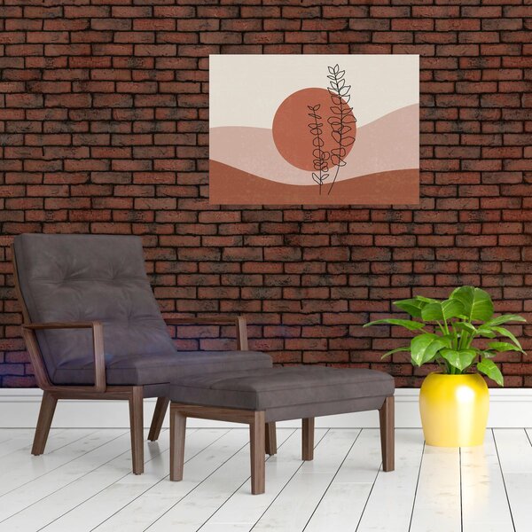 Obraz - Boho leaves N⁰1 (70x50 cm)