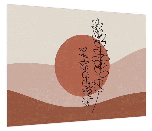 Obraz - Boho leaves N⁰1 (70x50 cm)