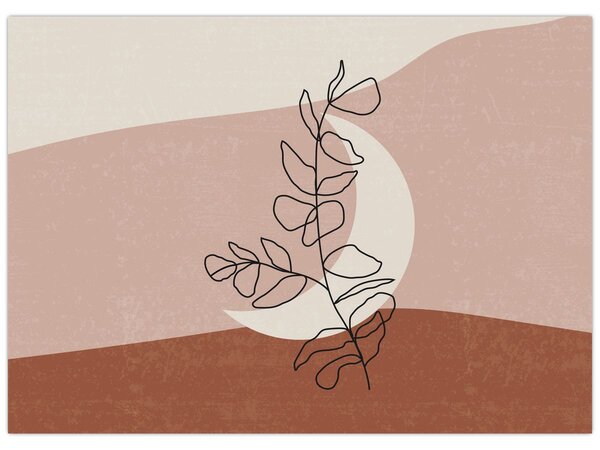 Obraz - Boho leaves N⁰2 (70x50 cm)