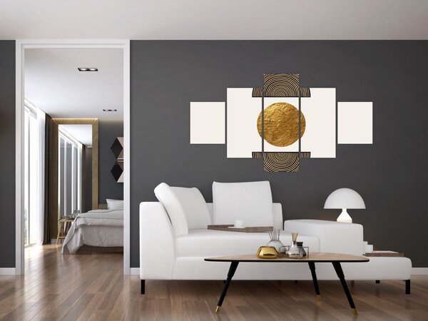 Obraz - Złota ozdoba N⁰1 (125x70 cm)