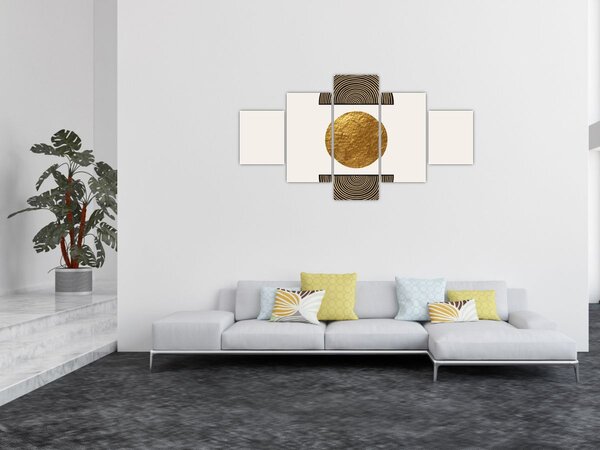 Obraz - Złota ozdoba N⁰1 (125x70 cm)