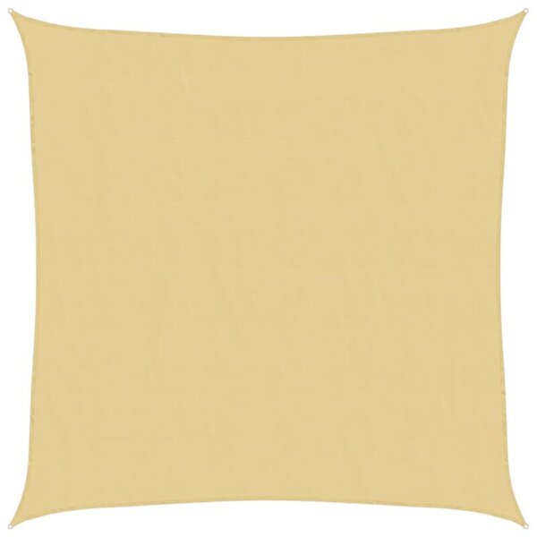 Żagiel przeciwsłoneczny, piaskowy, 3x3 m, 100% poliester