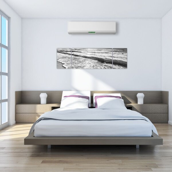 Obraz - Zachód słońca nad morzem (170x50 cm)