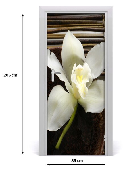 Okleina Naklejka fototapeta na drzwi Orchidea