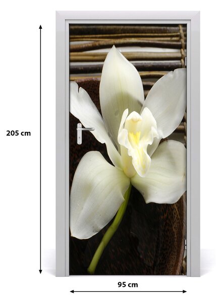 Okleina Naklejka fototapeta na drzwi Orchidea