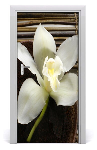 Okleina Naklejka fototapeta na drzwi Orchidea