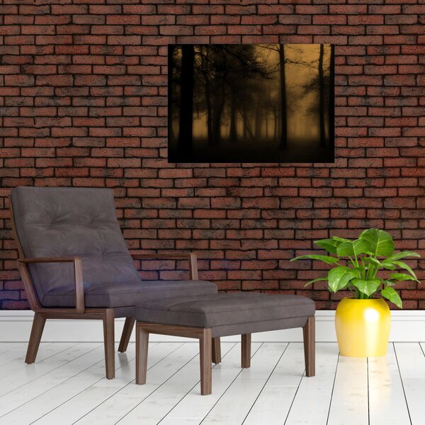 Obraz - Ciemny las (70x50 cm)