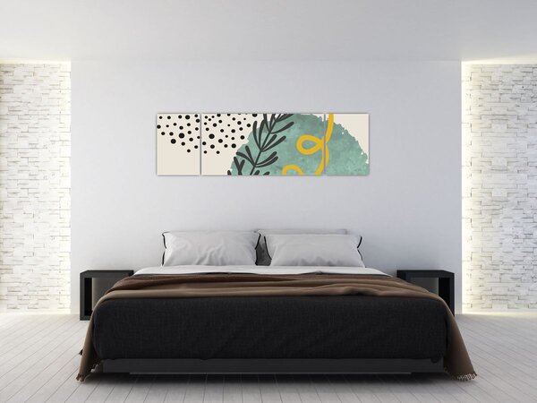 Obraz - Arkusze abstrakcyjne N⁰1 (170x50 cm)
