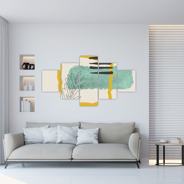 Obraz - Arkusze abstrakcyjne N⁰2 (125x70 cm)