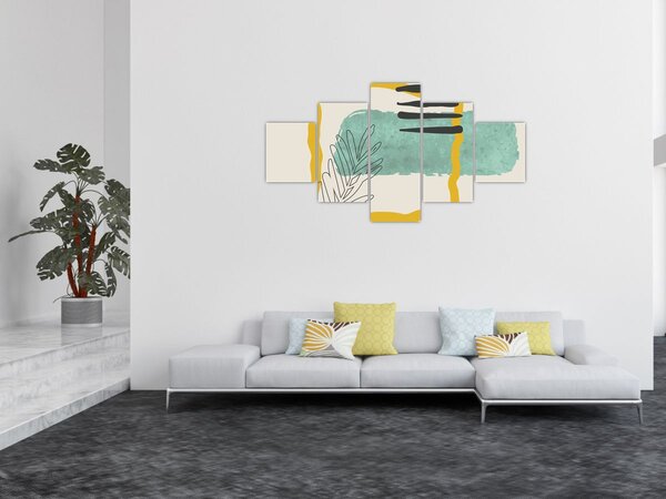 Obraz - Arkusze abstrakcyjne N⁰2 (125x70 cm)