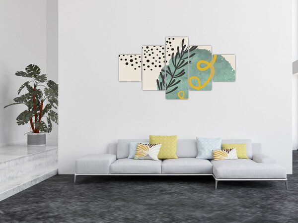 Obraz - Arkusze abstrakcyjne N⁰1 (125x70 cm)