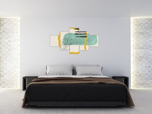 Obraz - Arkusze abstrakcyjne N⁰2 (125x70 cm)
