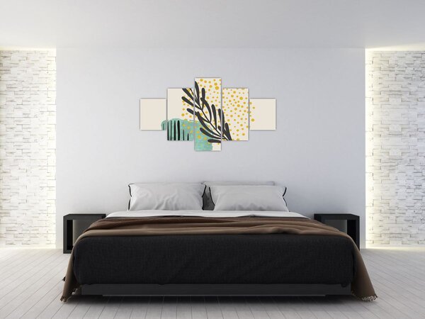Obraz - Arkusze abstrakcyjne N⁰3 (125x70 cm)