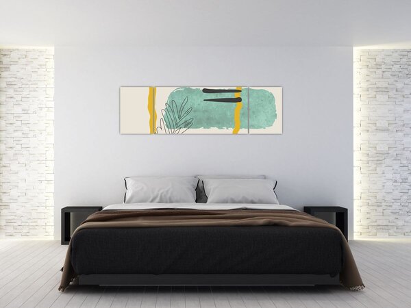 Obraz - Arkusze abstrakcyjne N⁰2 (170x50 cm)