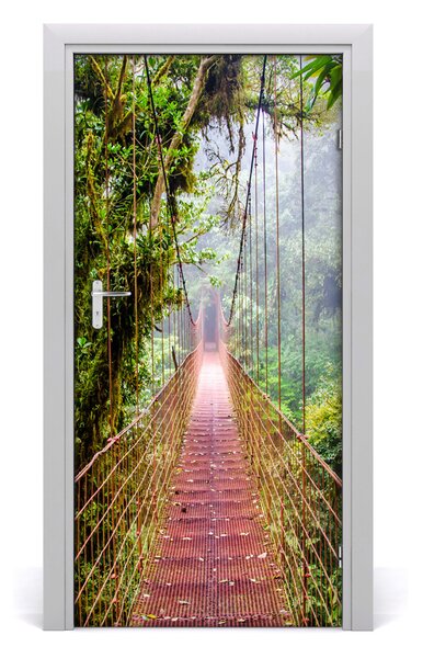 Naklejka fototapeta na drzwi Most wiszący