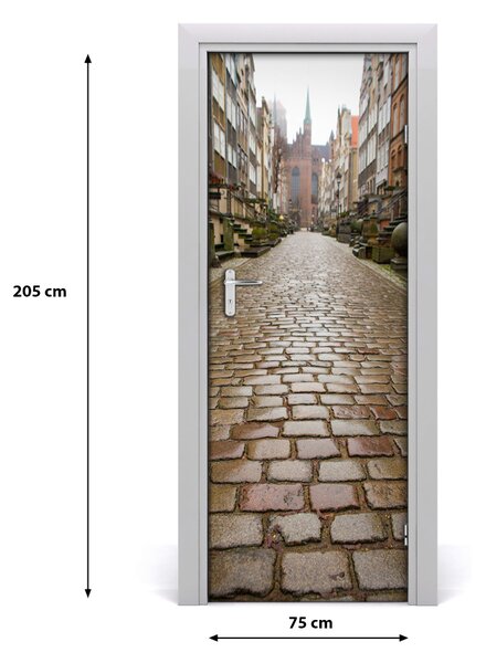 Fototapeta samoprzylepna na drzwi Gdańsk Polska