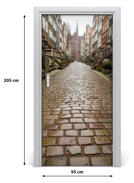 Fototapeta samoprzylepna na drzwi Gdańsk Polska
