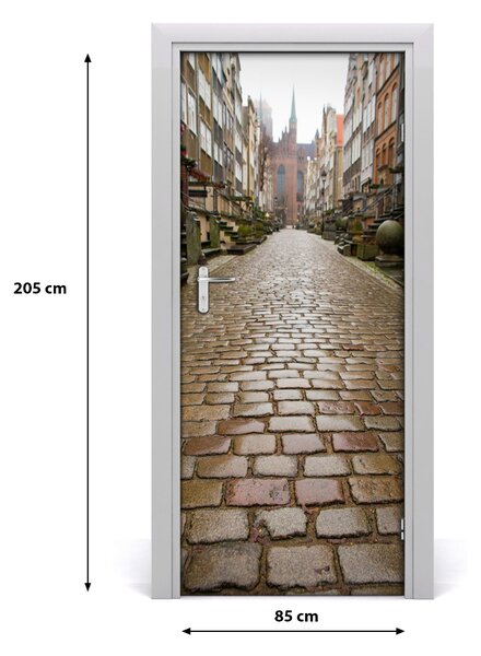 Fototapeta samoprzylepna na drzwi Gdańsk Polska