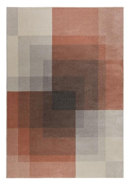 Szaro-różowy dywan Flair Rugs Plaza, 120x170 cm