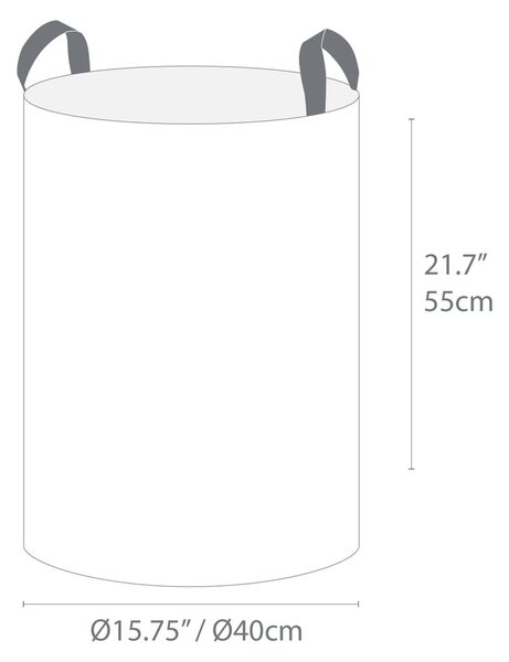 Niebieski kosz na pranie Bigso Box of Sweden Bin, 69 l
