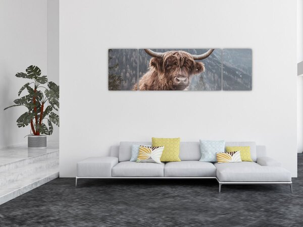 Obraz - Krowa góralska (170x50 cm)