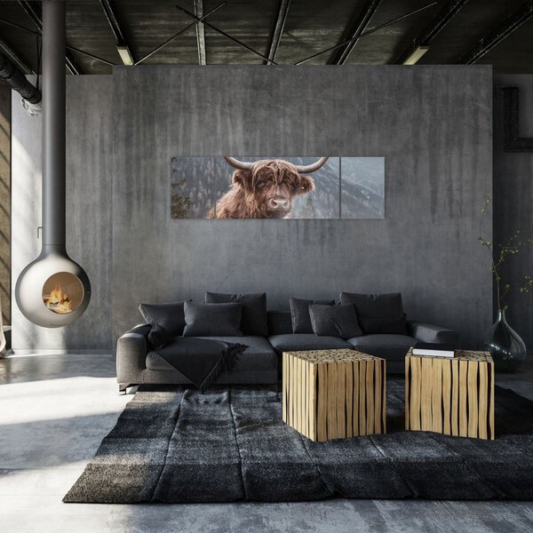 Obraz - Krowa góralska (170x50 cm)