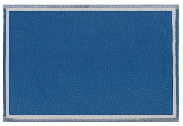 Dywan zewnętrzny wykładzina prostokątny 120 x 180 cm niebieski Etwah Beliani