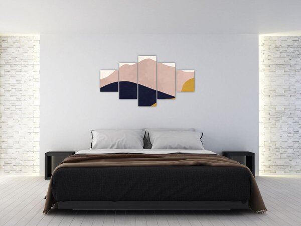 Obraz - Akwarelowe góry N⁰2 (125x70 cm)