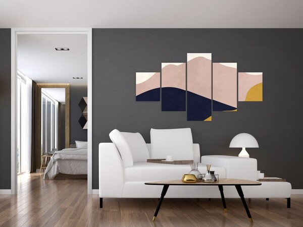Obraz - Akwarelowe góry N⁰2 (125x70 cm)