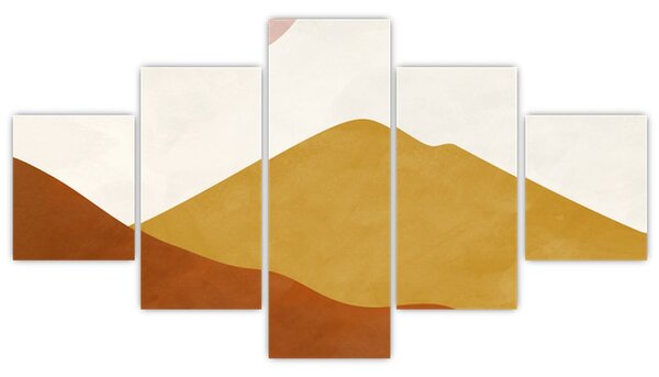 Obraz - Góry akwarelowe N⁰1 (125x70 cm)