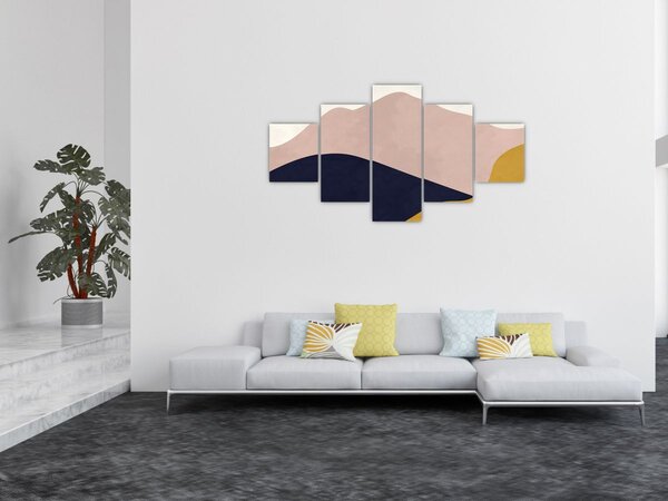 Obraz - Akwarelowe góry N⁰2 (125x70 cm)