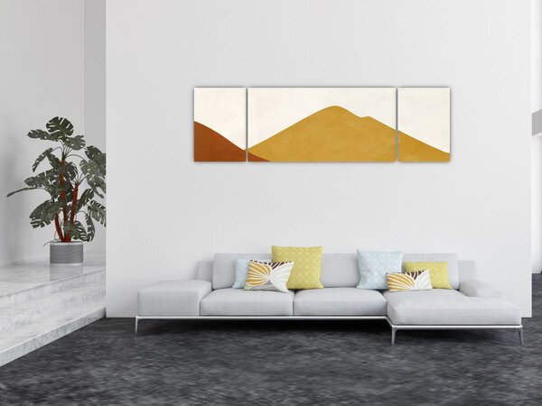 Obraz - Góry akwarelowe N⁰1 (170x50 cm)