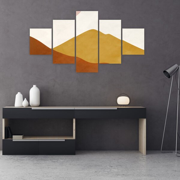 Obraz - Góry akwarelowe N⁰1 (125x70 cm)