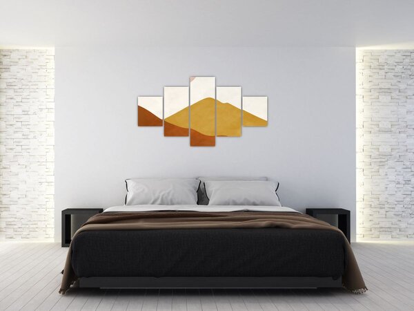 Obraz - Góry akwarelowe N⁰1 (125x70 cm)