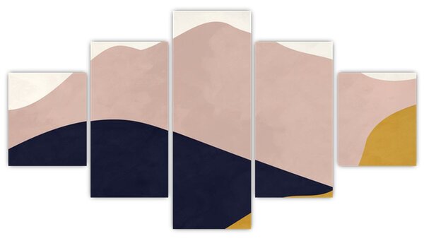 Obraz - Akwarelowe góry N⁰2 (125x70 cm)