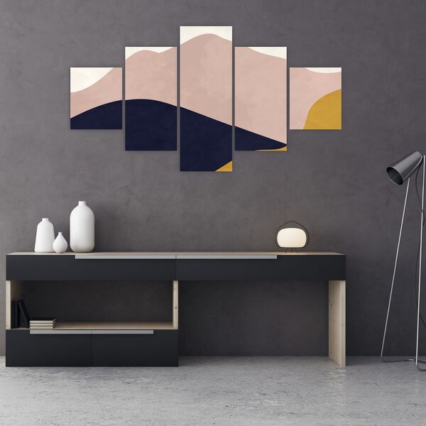 Obraz - Akwarelowe góry N⁰2 (125x70 cm)