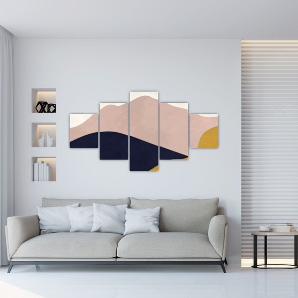 Obraz - Akwarelowe góry N⁰2 (125x70 cm)