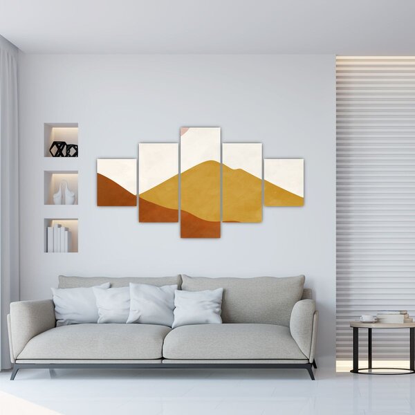 Obraz - Góry akwarelowe N⁰1 (125x70 cm)