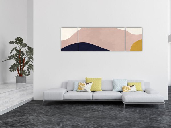Obraz - Akwarelowe góry N⁰2 (170x50 cm)