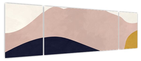 Obraz - Akwarelowe góry N⁰2 (170x50 cm)