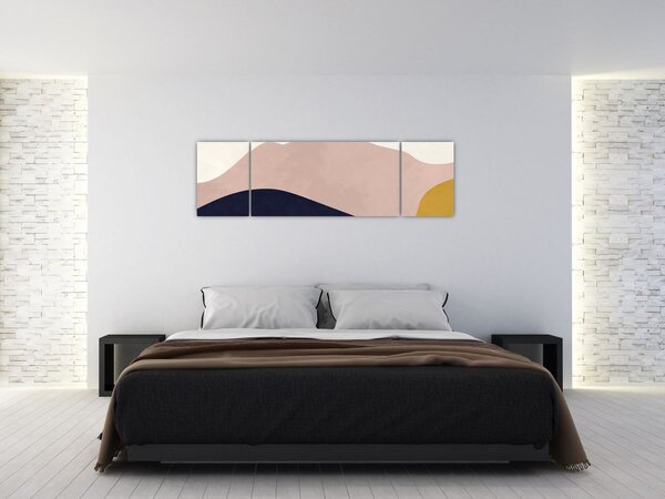 Obraz - Akwarelowe góry N⁰2 (170x50 cm)