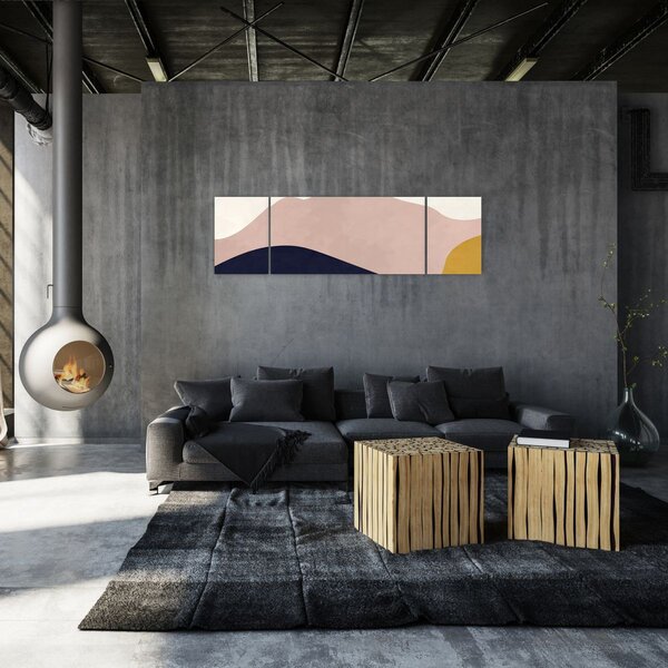 Obraz - Akwarelowe góry N⁰2 (170x50 cm)