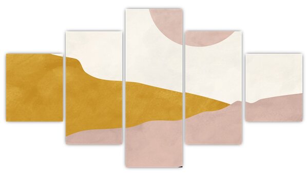 Obraz - Góry akwarelowe N⁰3 (125x70 cm)