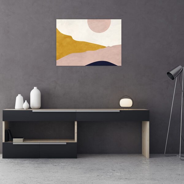 Obraz - Góry akwarelowe N⁰3 (70x50 cm)